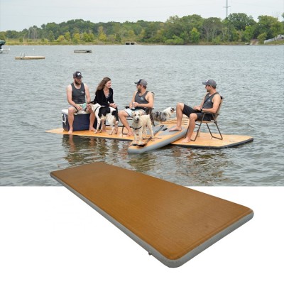 2019 Durable Customized Size Inflatable Floating Swim Dock Water Platform